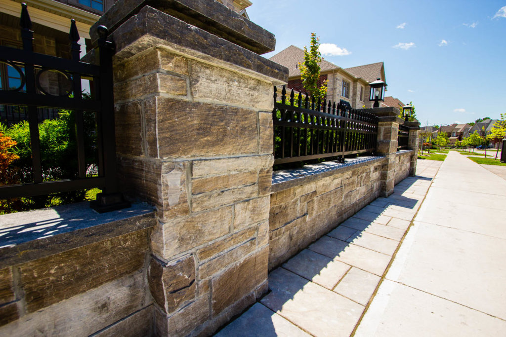 Front Yard Boundary Wall and Landscaping