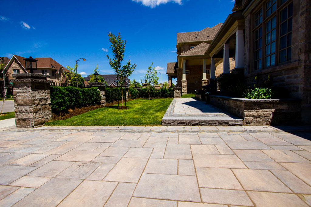 Front Yard Landscaping and Interlock